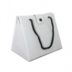 Petit sac cosmétique blanc - Sac personnalisable - Idéal cadeaux