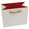 Sac pelliculé blanc et rouge - Boutique shopping - EMBAL PLUS